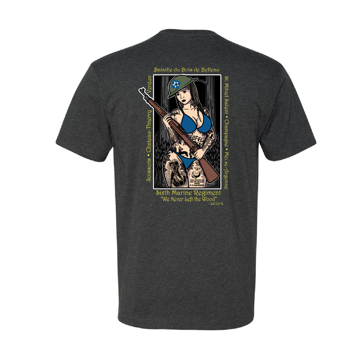 3/6 Belleau Wood Pin Up Girl Shirt