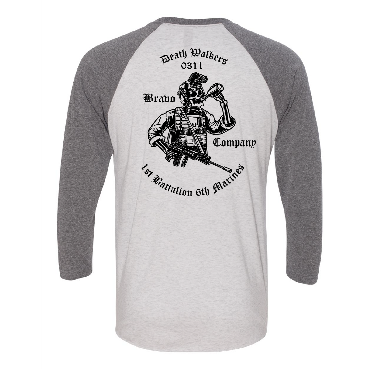 1/6 "Death Walkers" 0311 Baseball Raglan Tee
