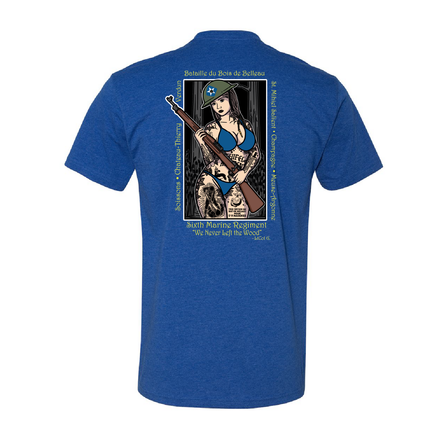 3/6 Belleau Wood Pin Up Girl Shirt