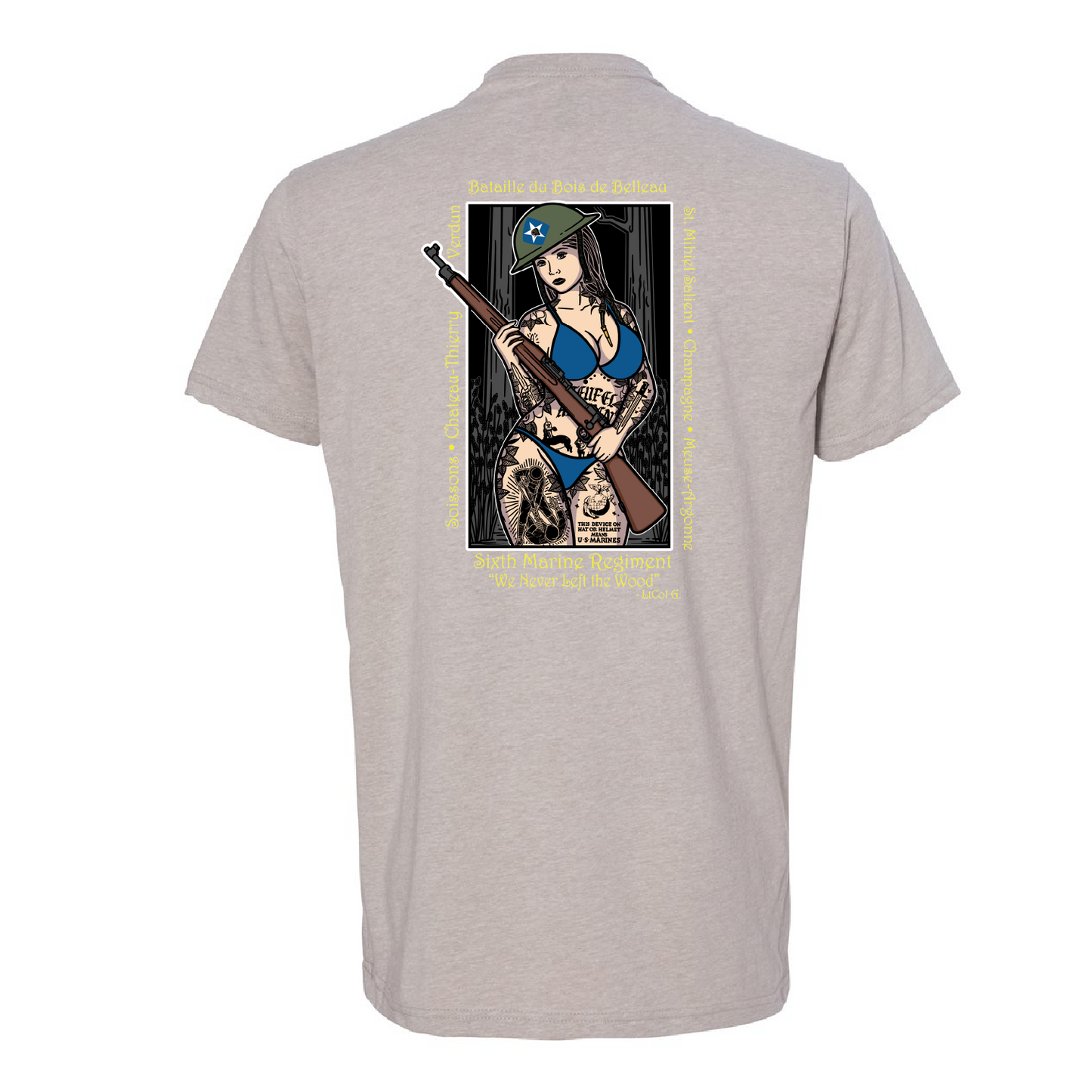 3/6 Belleau Wood Pin Up Girl Shirt