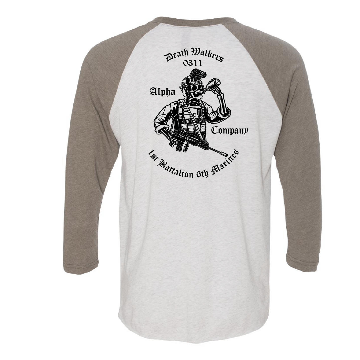 1/6 "Death Walkers" 0311 Baseball Raglan Tee