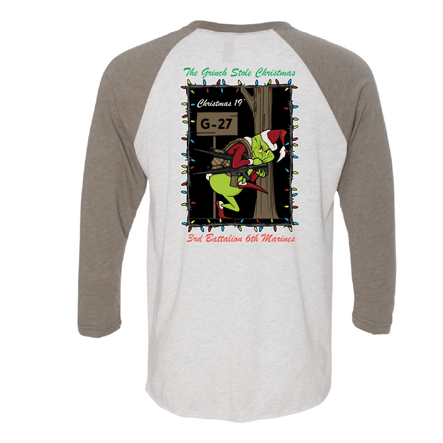 Grinch Stole Christmas Raglan
