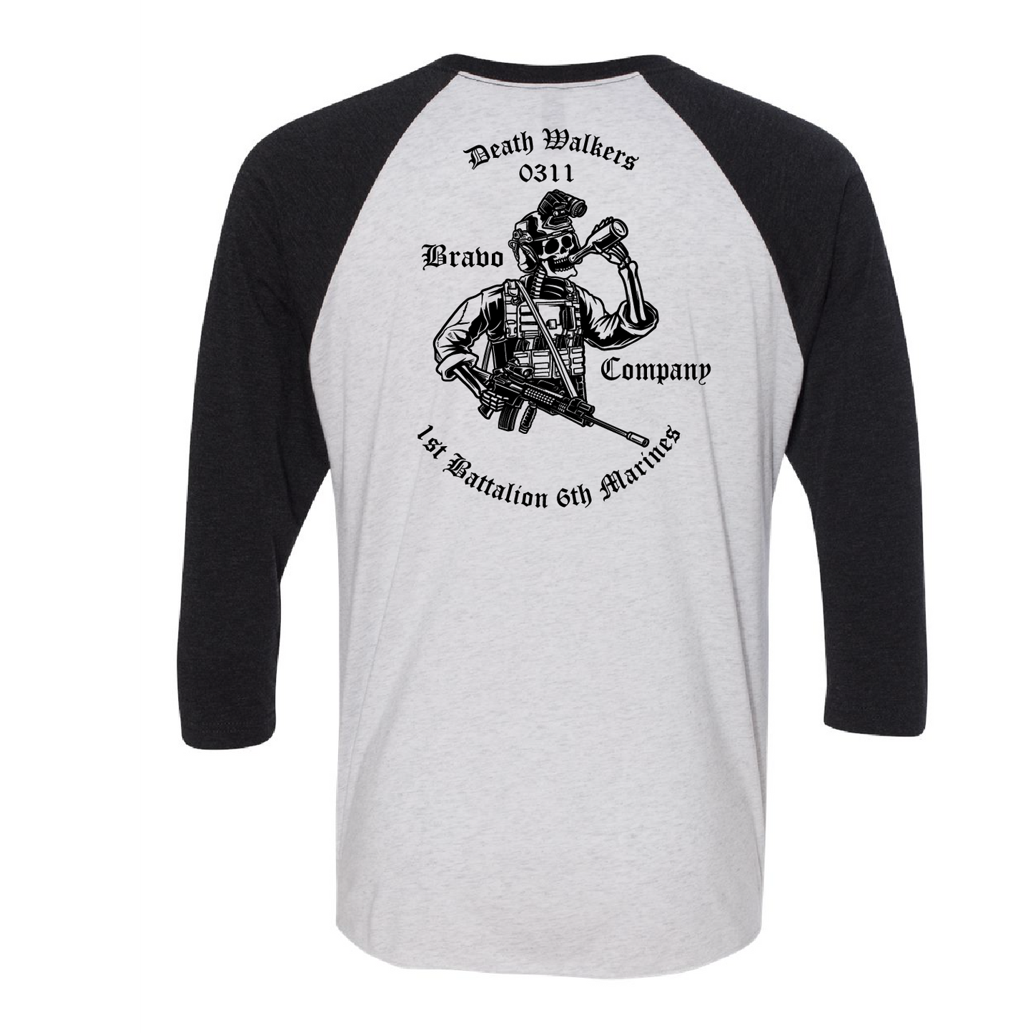 1/6 "Death Walkers" 0311 Baseball Raglan Tee