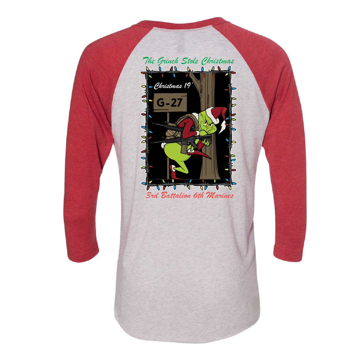 Grinch Stole Christmas Raglan