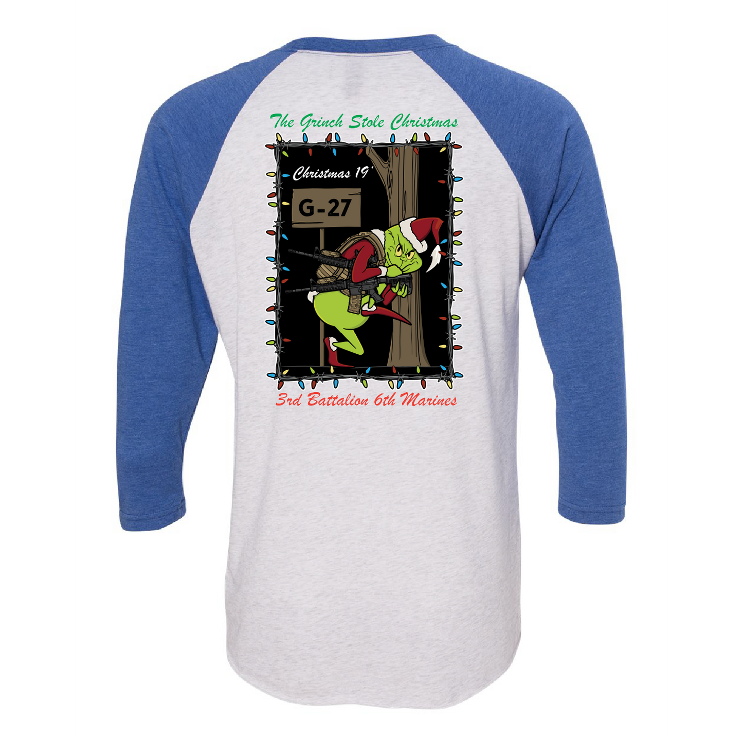 Grinch Stole Christmas Raglan