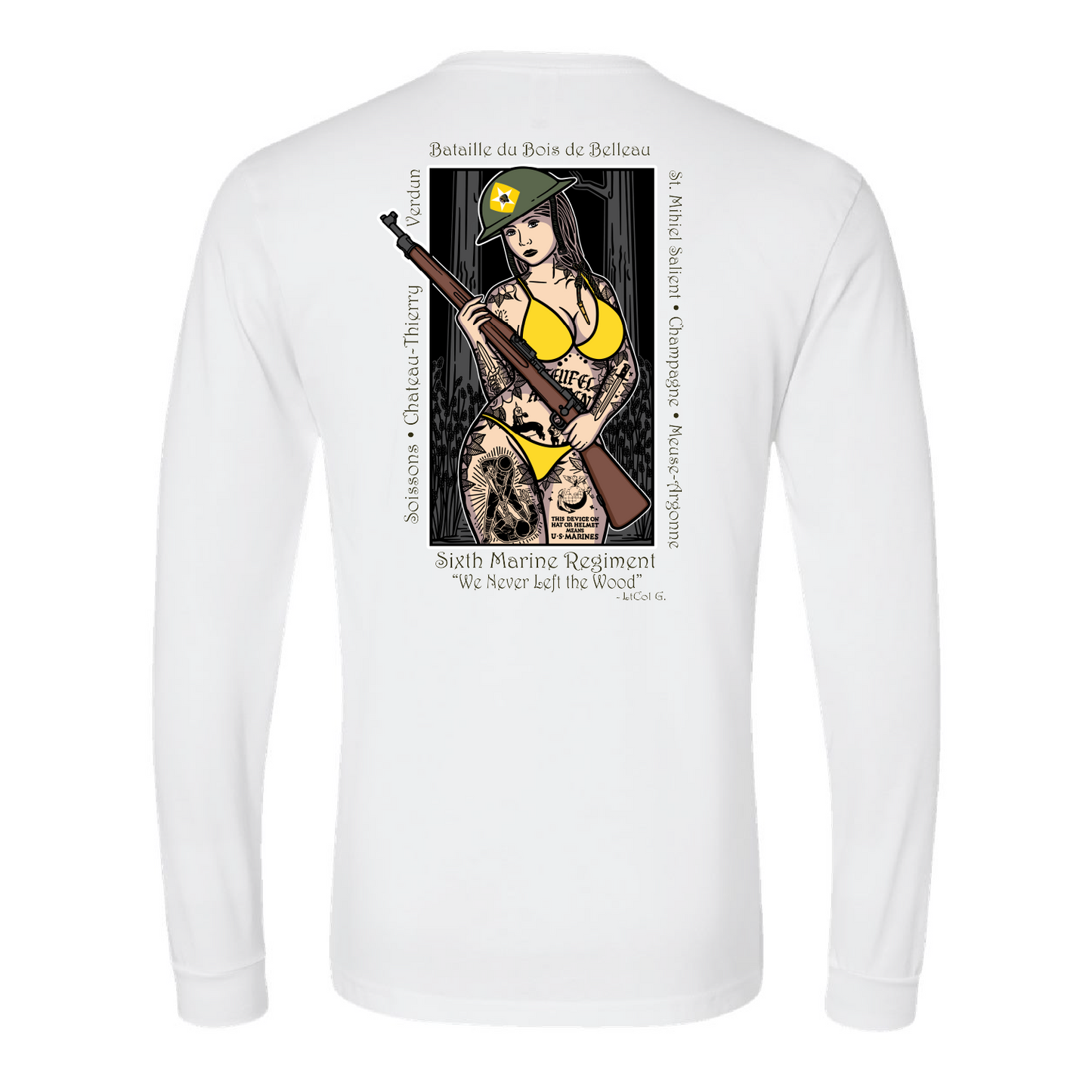 2/6 Belleau Wood Pin Up Girl Long Sleeve