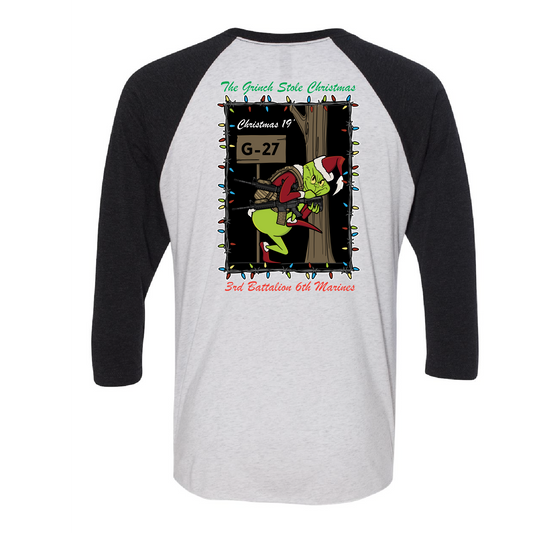 Grinch Stole Christmas Raglan